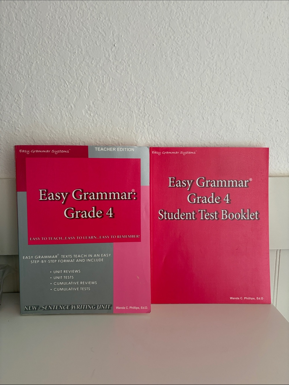 Easy Grammar Systems Homeschool Grade 4 Tests & Teacher Edition
